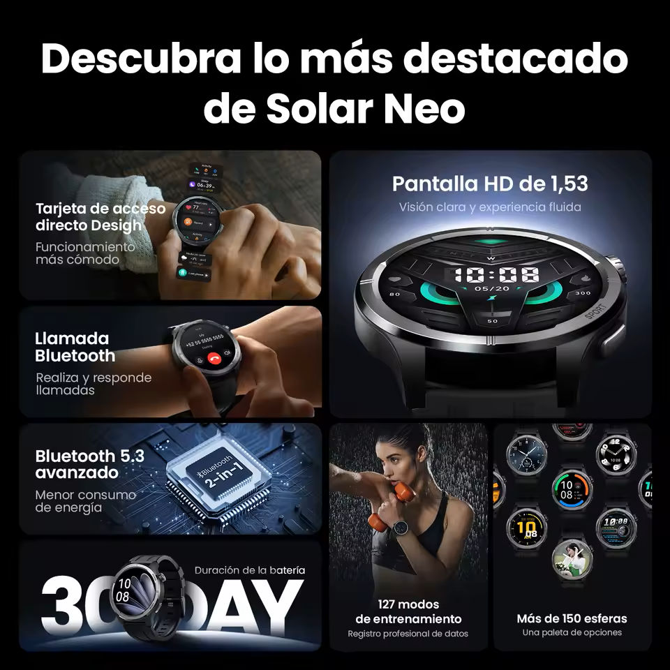 Caracteristicas del reloj solar neo