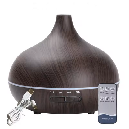 variante madera oscura del difusor de aromas usb